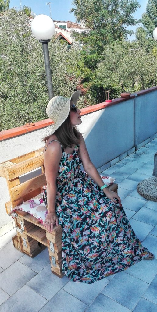 Maxidress floreale