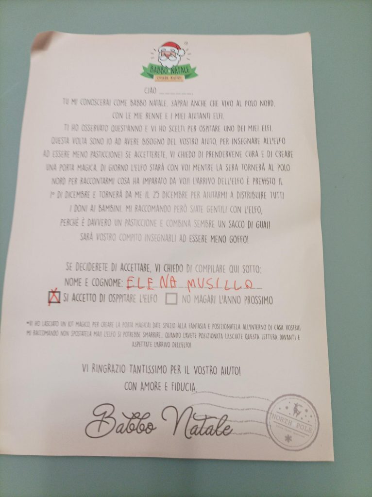 elfo babbo natale